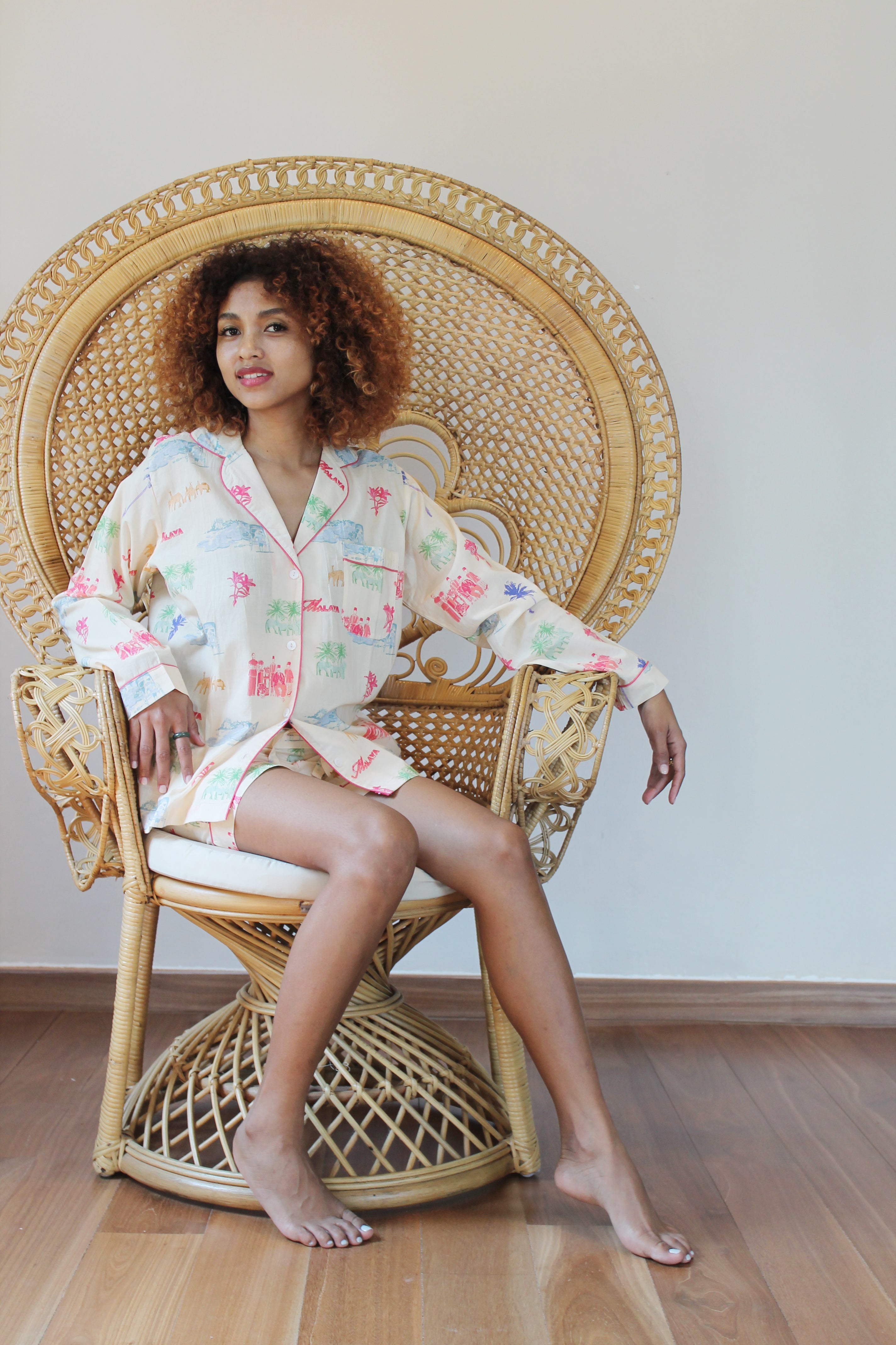 Toile de Malaya (Multico) Mixed Pyjama Set