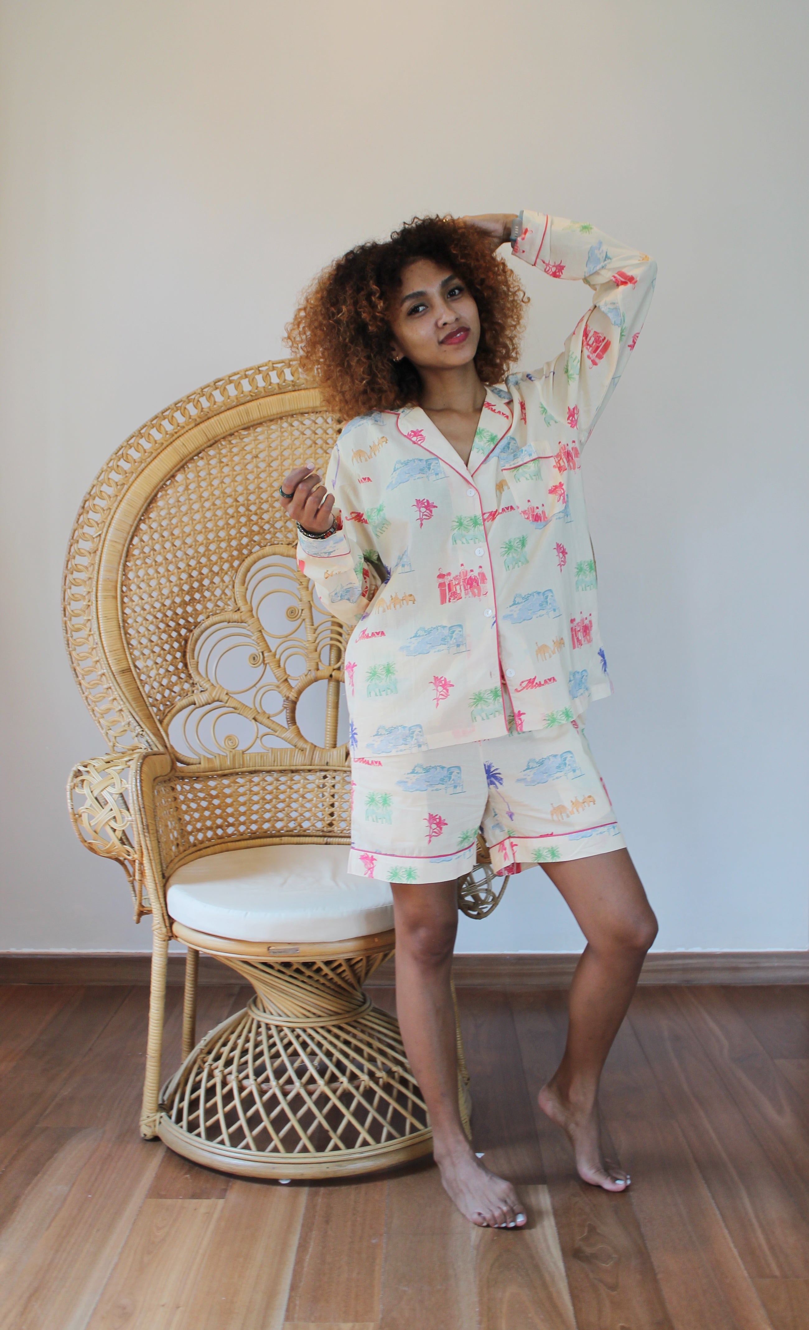 Toile de Malaya (Multico) Mixed Pyjama Set