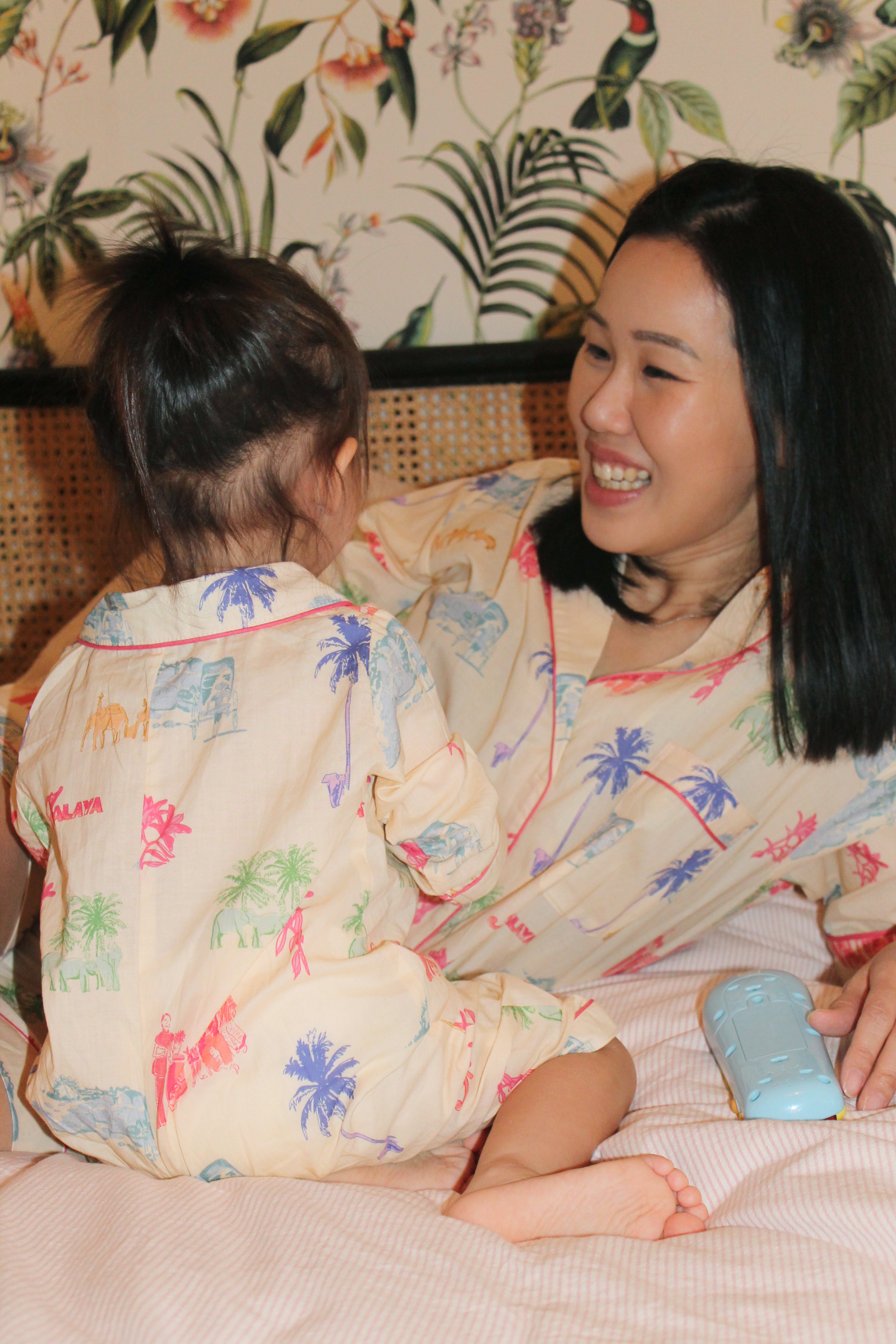 Toile de Malaya (Multico) Baby Pyjama Rompers
