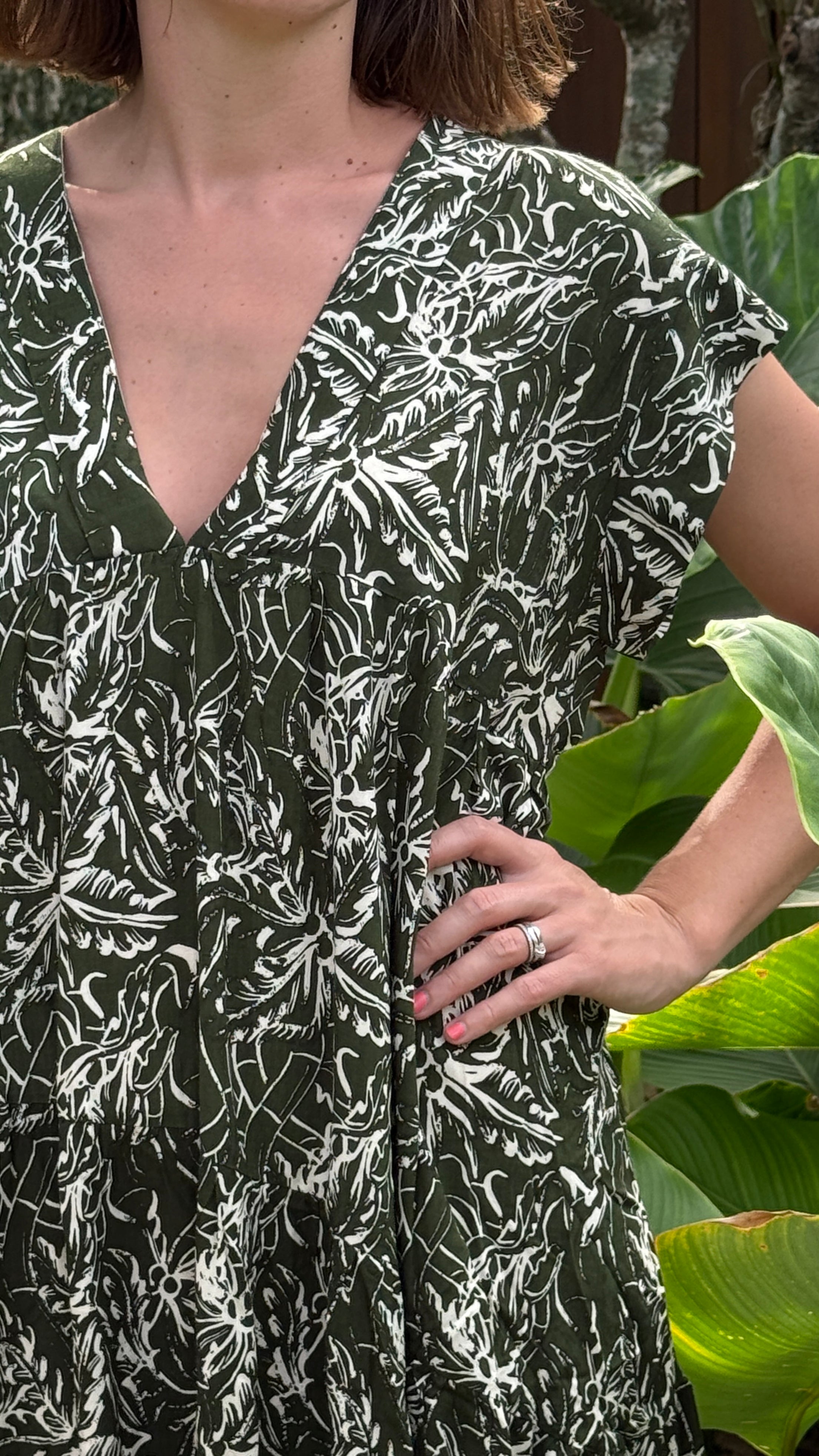 Palmika Maxi Dress Khaki