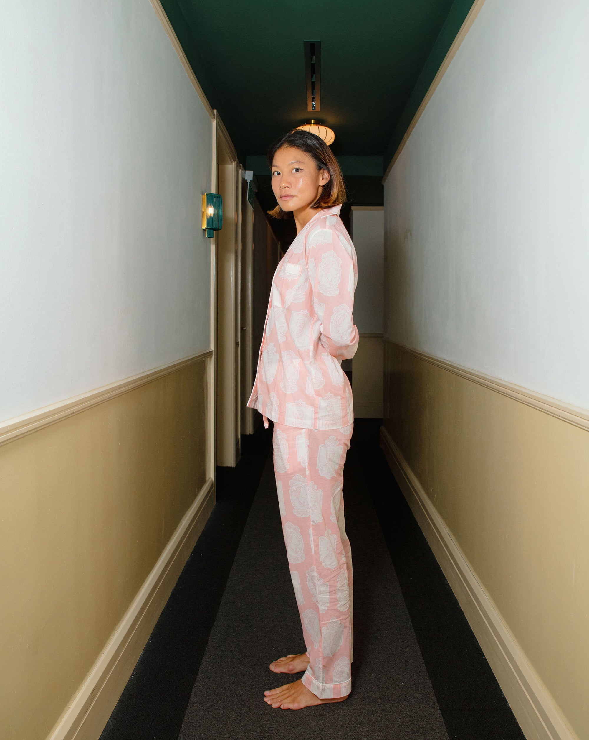 The Explorers (Blush) Long Pyjama Set