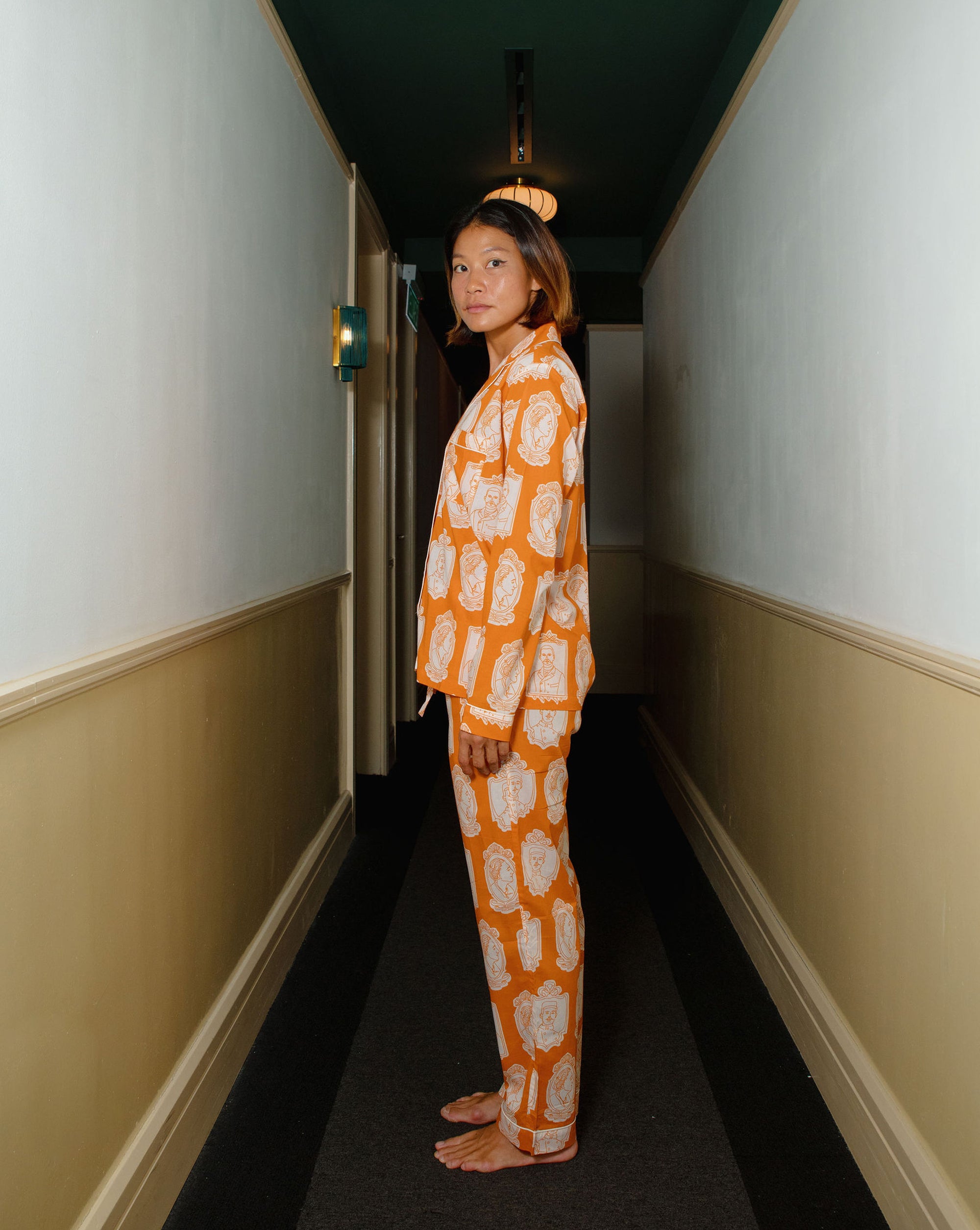 The Explorers (Saffron) Long Pyjama Set