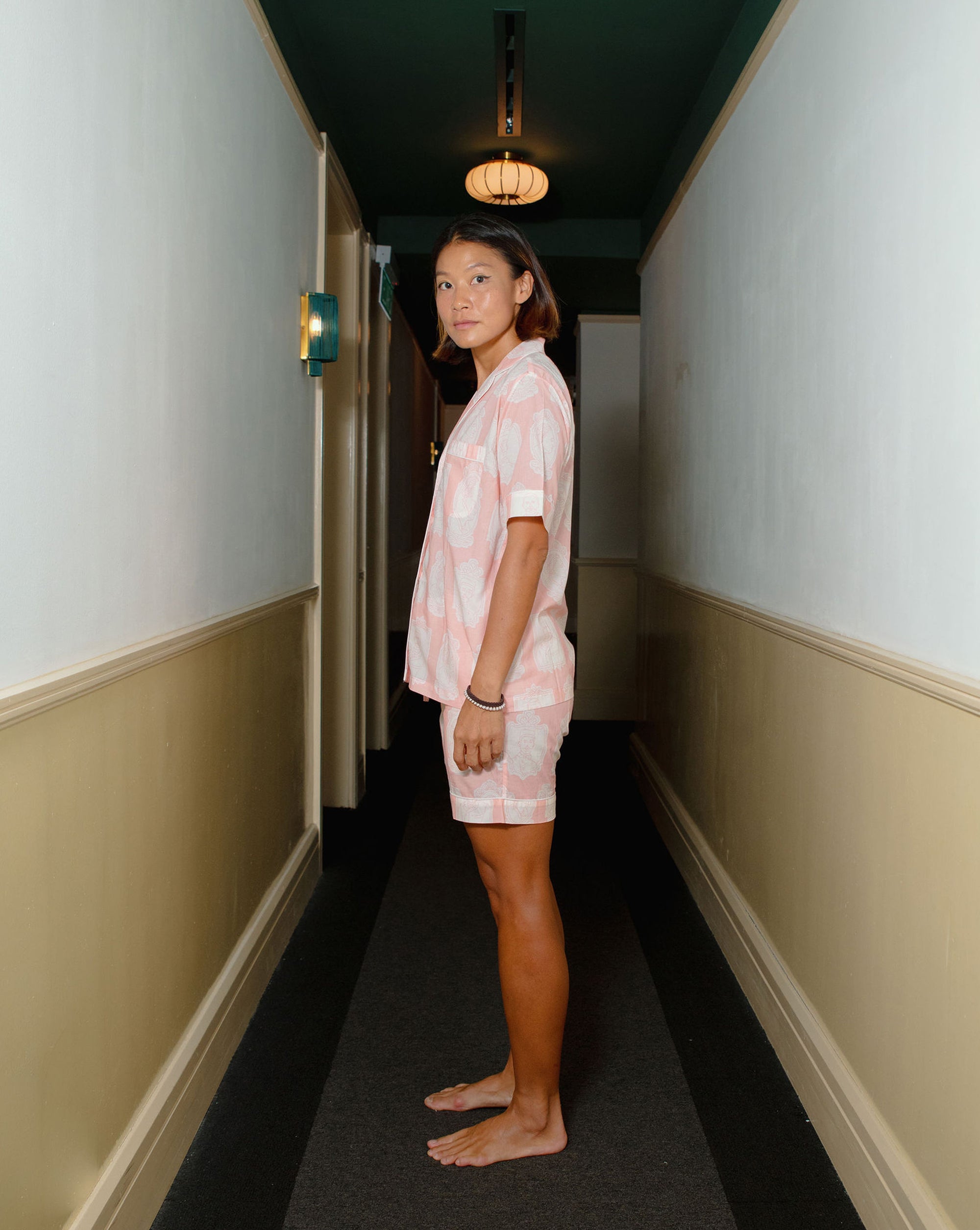 The Explorers (Blush) Short Pyjama Set