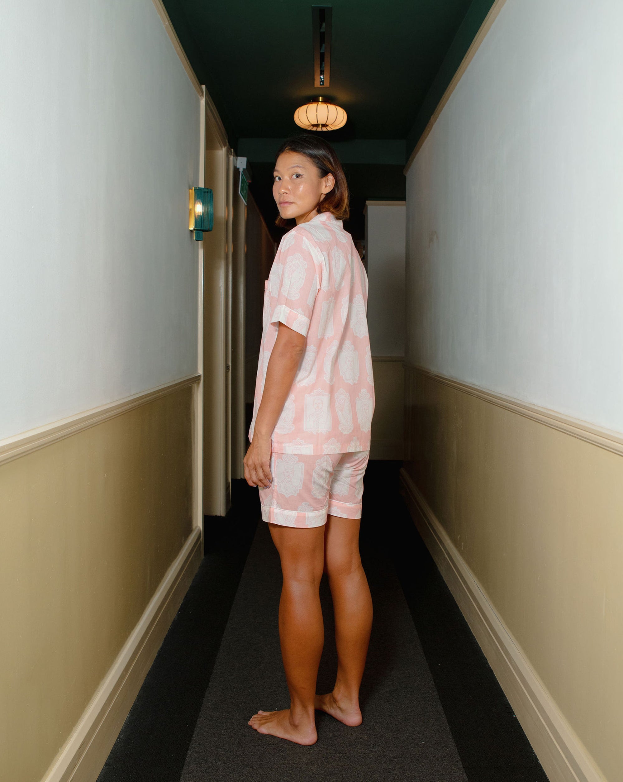 The Explorers (Blush) Short Pyjama Set
