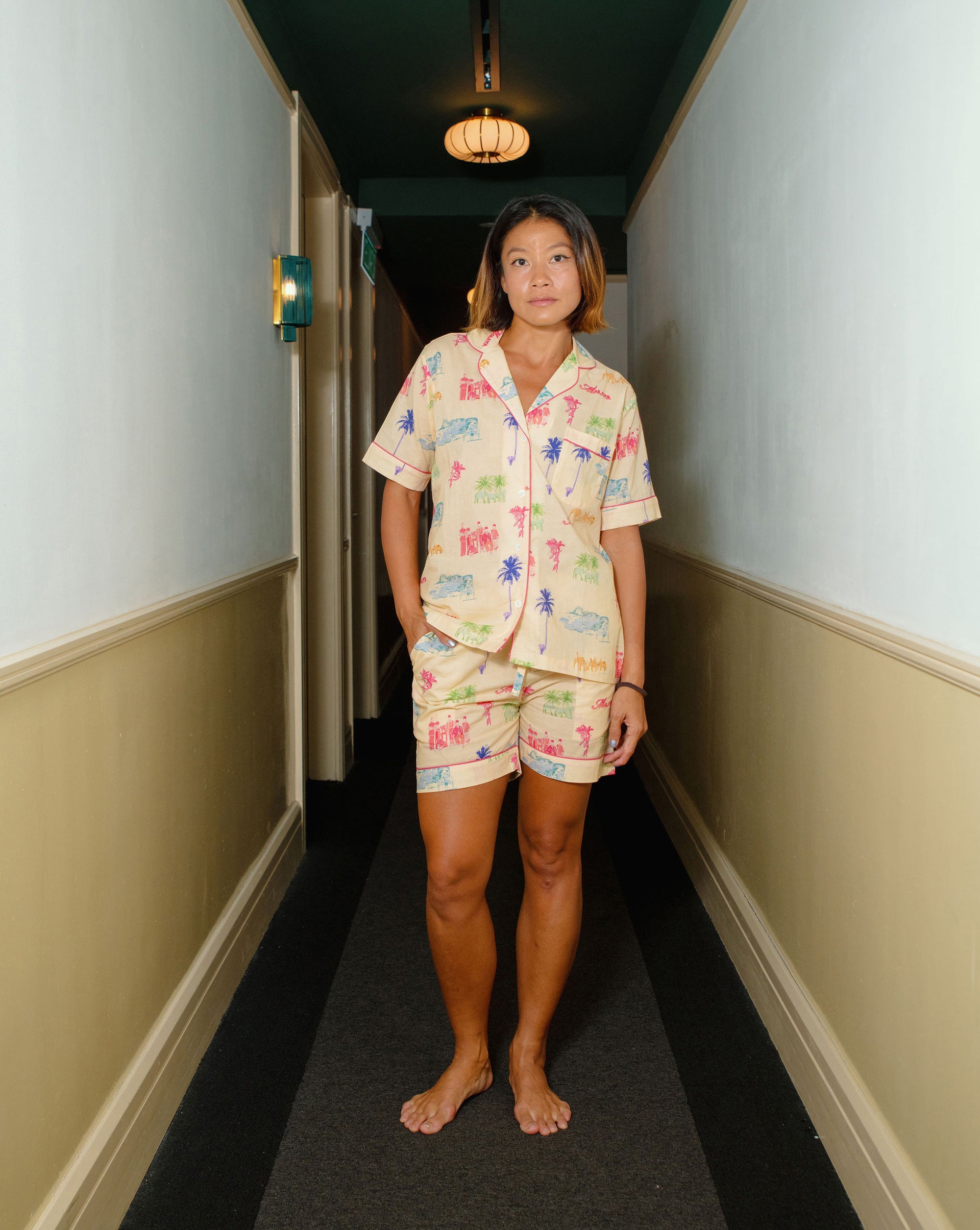 Toile de Malaya (Multico) Short Pyjama Set