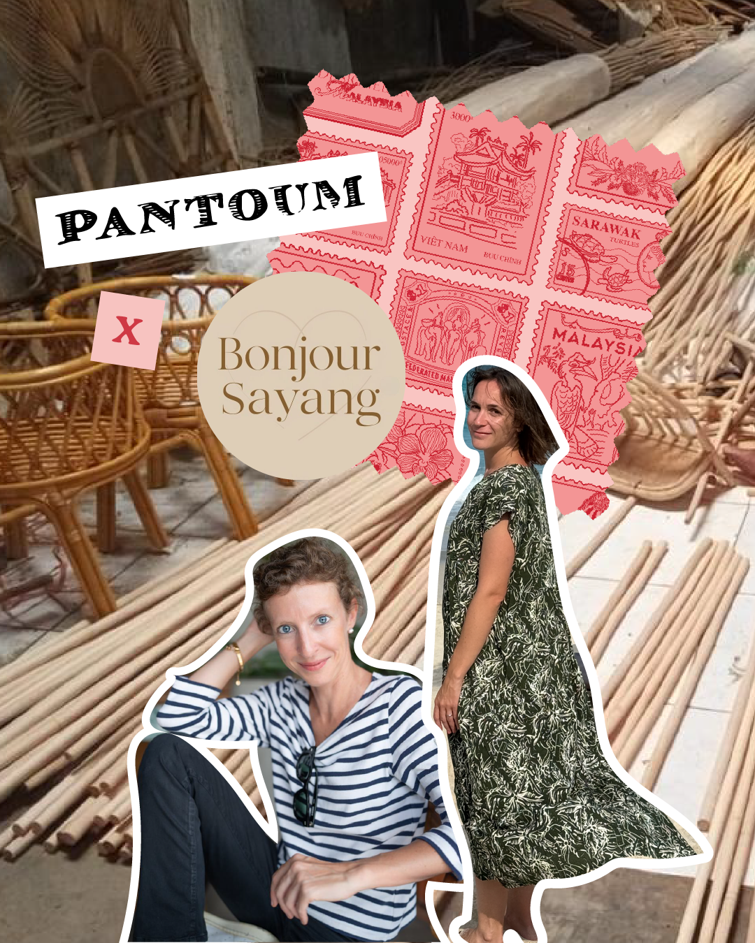 PANTOUM x Bonjour Sayang, kid furniture and doll accessories