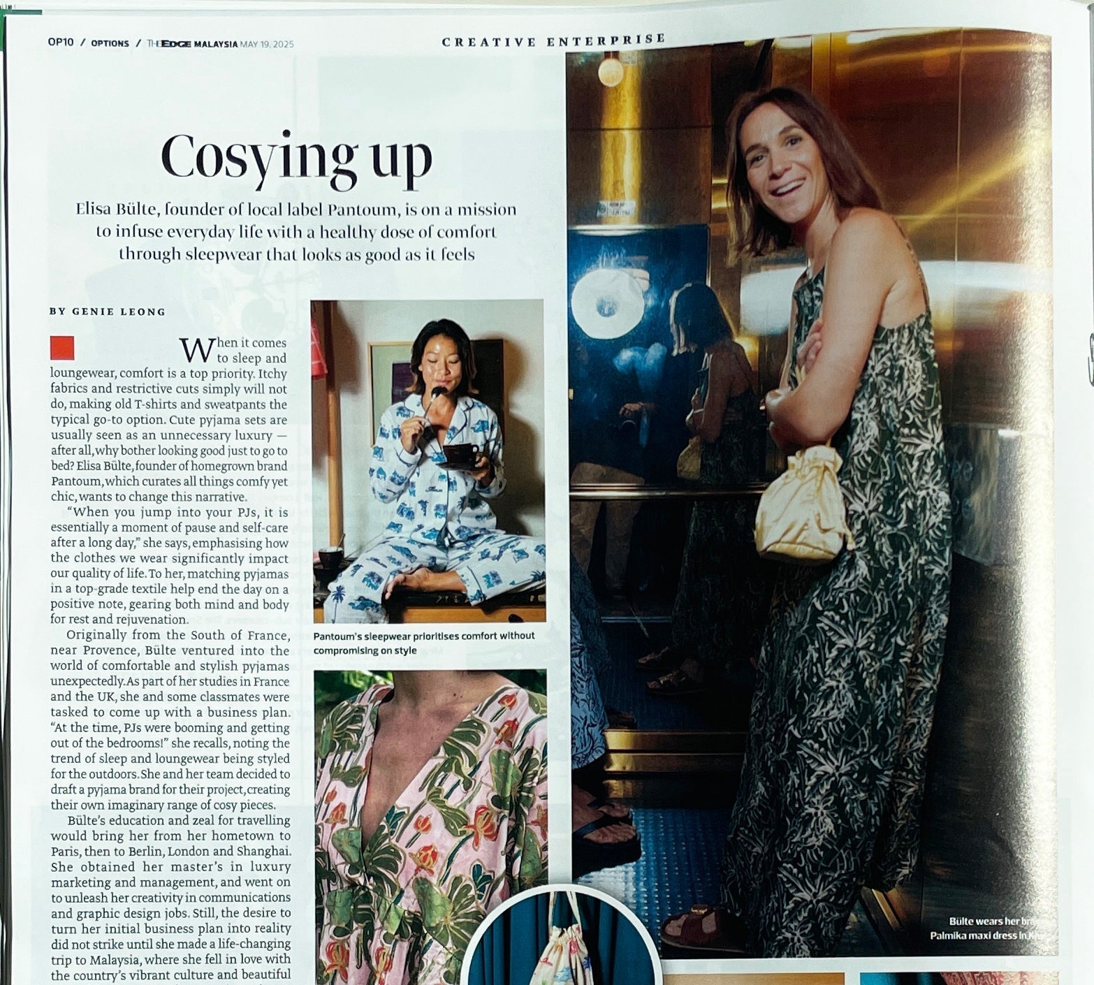 PANTOUM featured in The Edge, OPTIONS