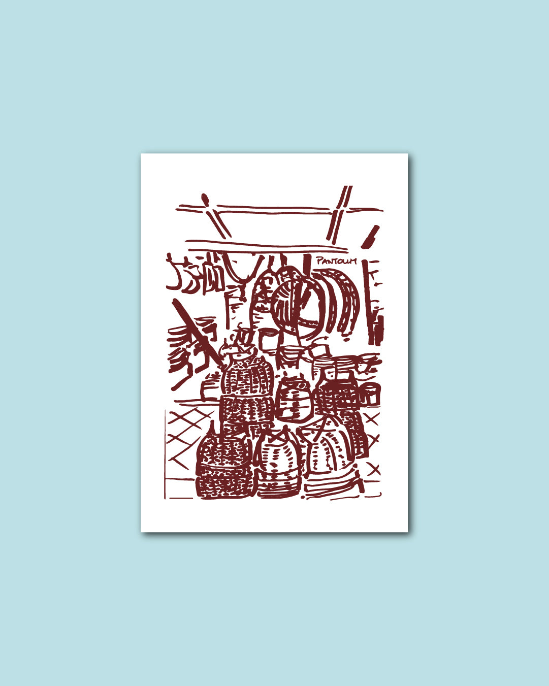 Postcard: Kedai Basket