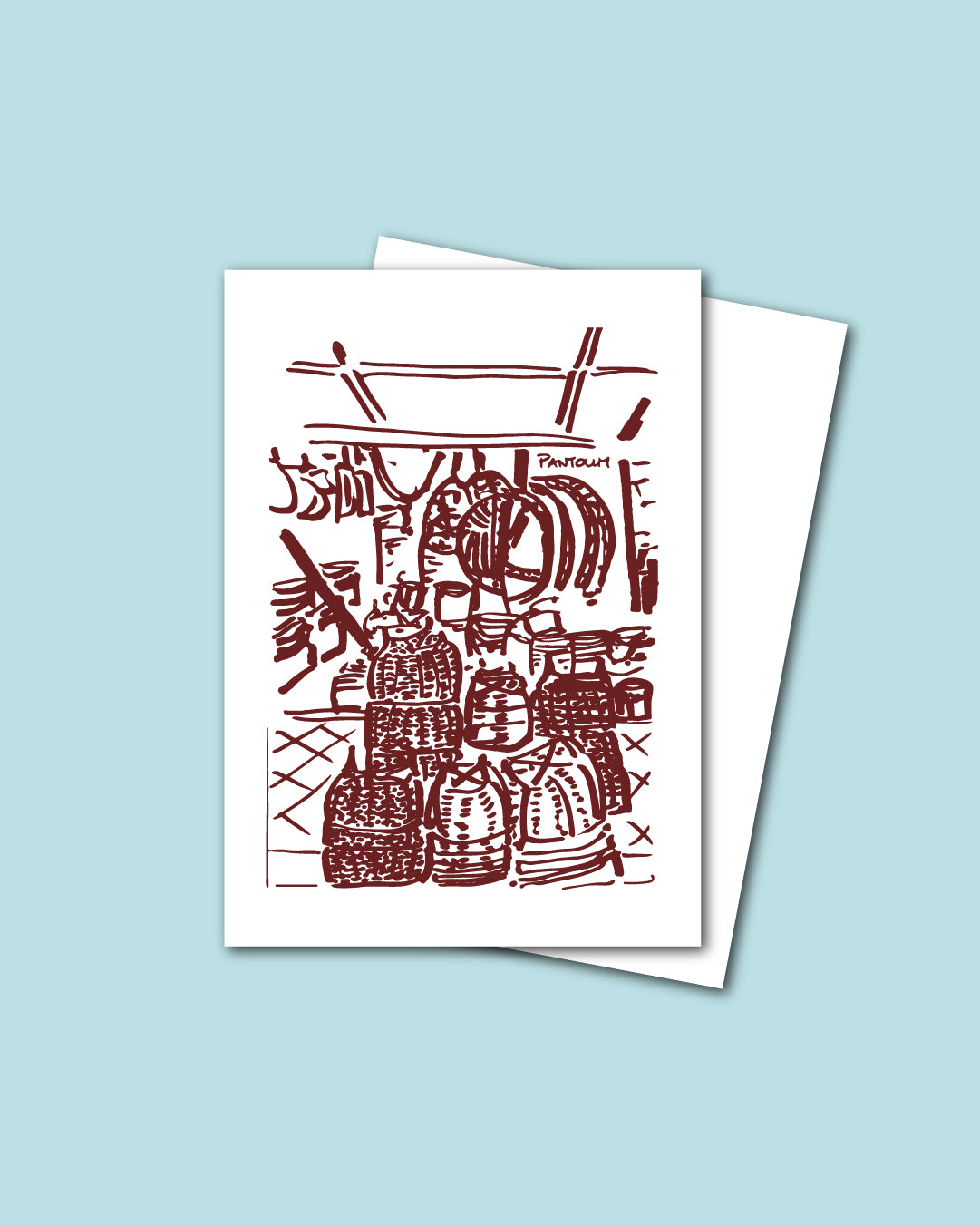 Postcard: Kedai Basket