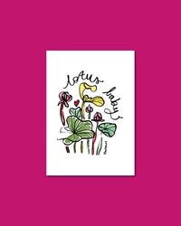Postcard: Lotus Baby