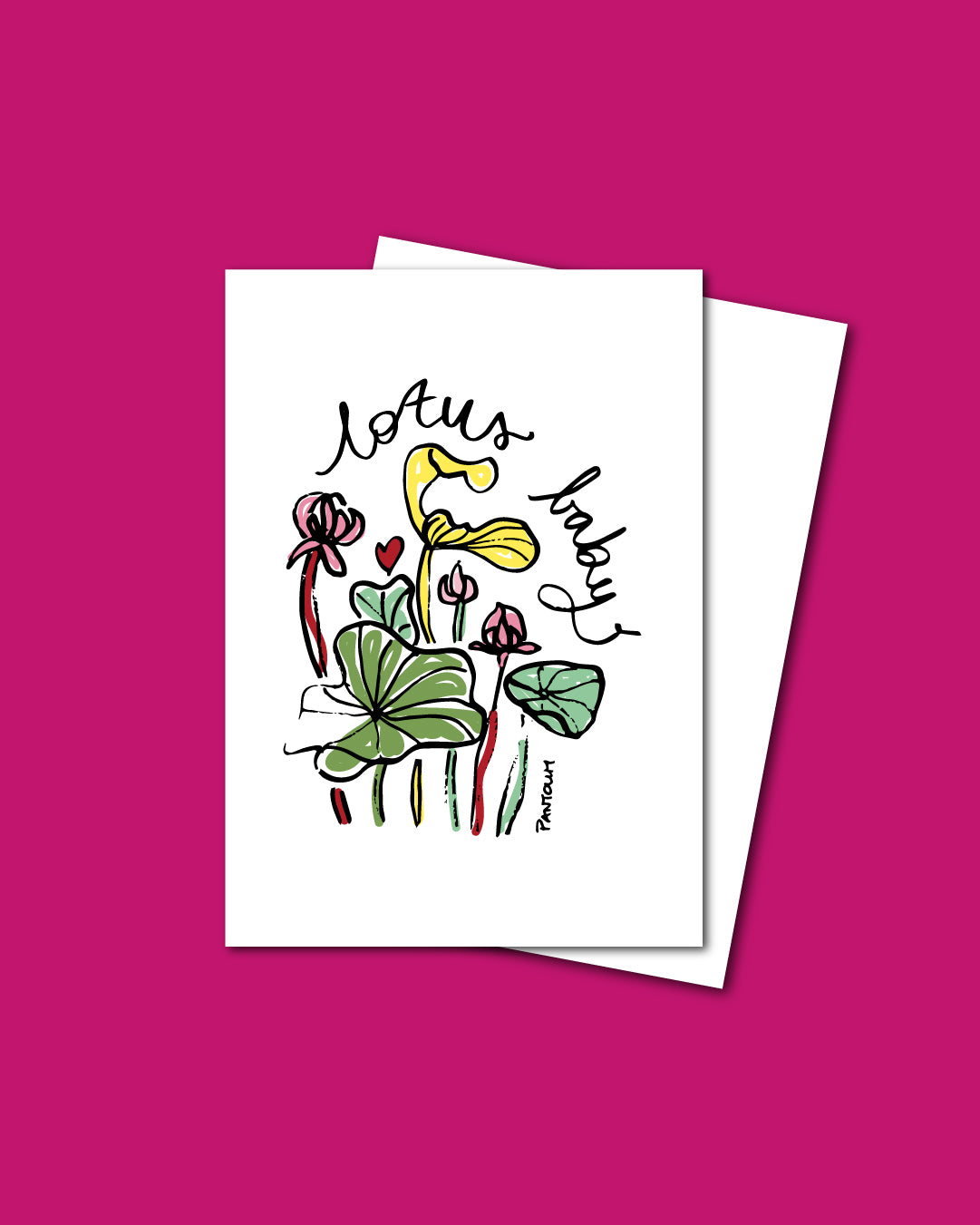 Postcard: Lotus Baby