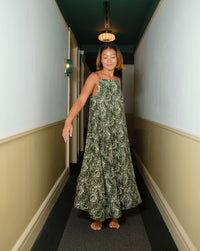 Palmika Maxi Dress Khaki