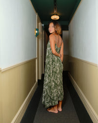 Palmika Maxi Dress Khaki