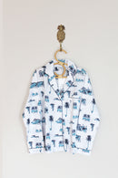 Toile de Malaya (Blue) Long Sleeve Shirt