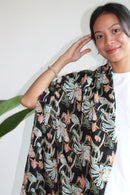 Baby Lotus Black Pareo/Scarf