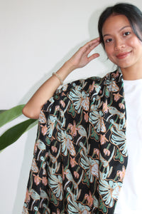 Baby Lotus Black Pareo/Scarf
