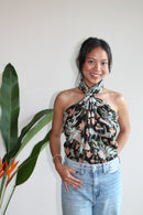 Baby Lotus Black Pareo/Scarf