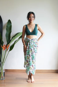 Baby Lotus White Pareo/Scarf