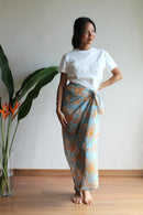 Poporselin Sky Blue Pareo/Scarf
